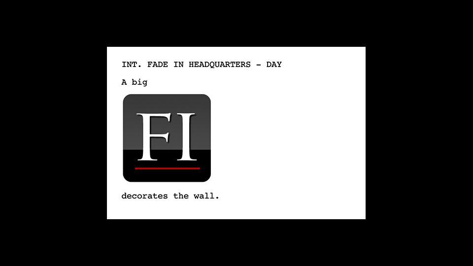 screenshot of Fade In Pro